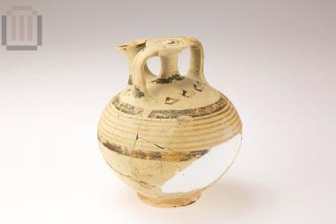 Small globular stirrup jar