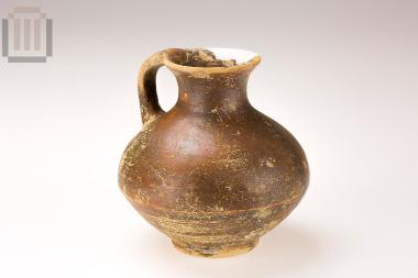 Small clay oinochoe
