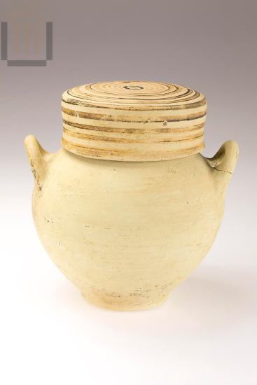 Globular lidded amphoriskos