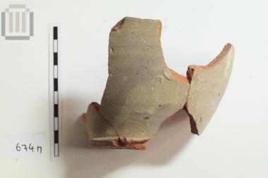 Part of closed shape vase