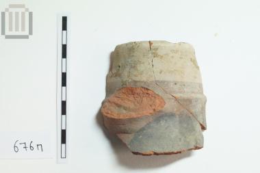 Part of closed shape vase
