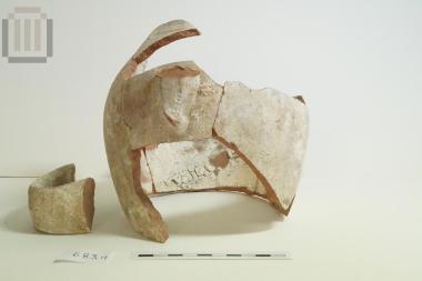 Part of closed shape vase
