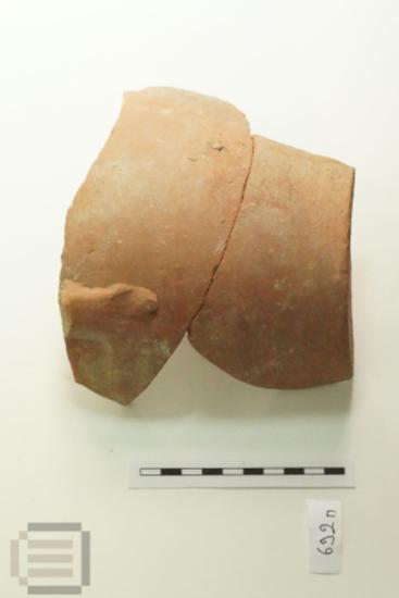 Part of closed shape vase