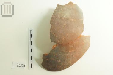 Part of closed shape vase
