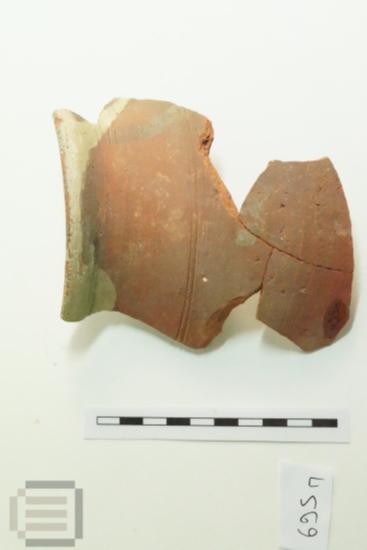 Part of closed shape vase