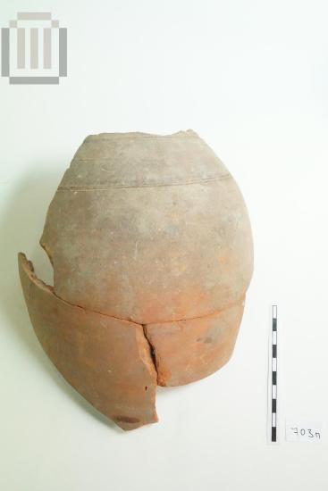 Part of closed shape vase