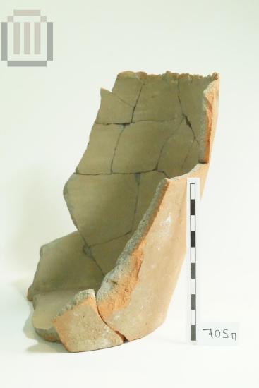 Part of closed shape vase