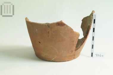 Part of closed shape vase