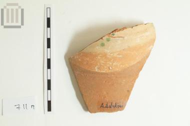 Fragment of closed shape vase