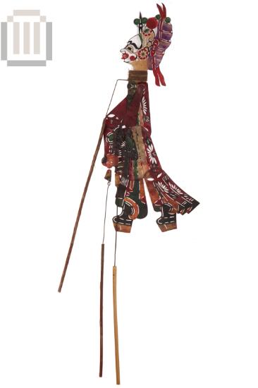 chinese Comedian figure shadow puppet