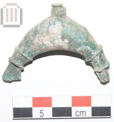 Bronze naviform fibula