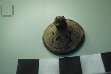 Base of glass vessel