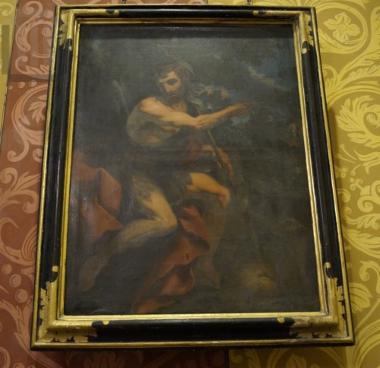 Oil painting: Saint John the Baptist in the desert