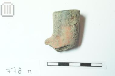 Part of clay pipe (smoker equipment)