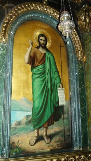 Δεσποτική εικόνα τέμπλου με τον Άγιο Ιωάννη τον Πρόδρομο
