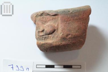 Thasian amphora handle with stamp