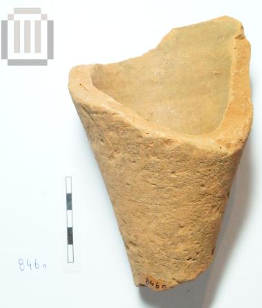 Base of amphora with pointed foot/base