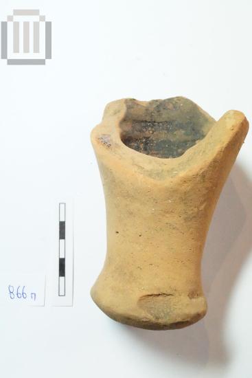 Base of amphora with pointed foot/base