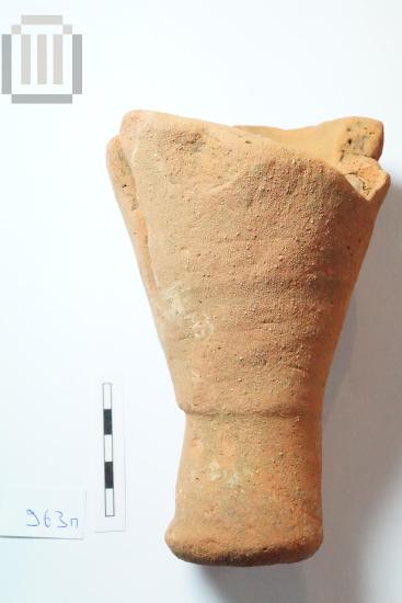 Part of amphora with pointed foot/base