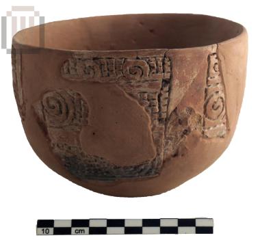 Clay skyphos