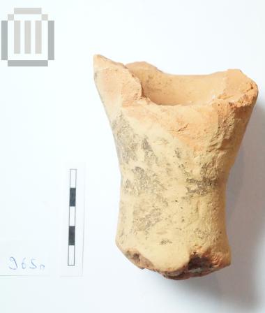 Base of amphora with pointed foot/base