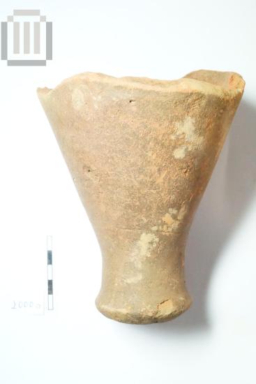 Part of amphora with pointed foot/base