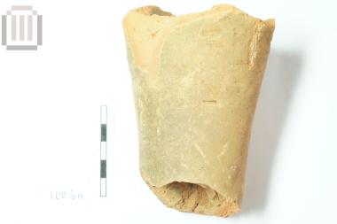 Part of amphora with pointed foot/base