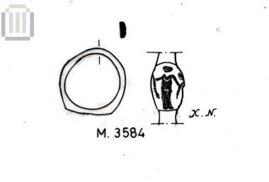 Χάλκινο σφραγιστικό δακτυλίδι