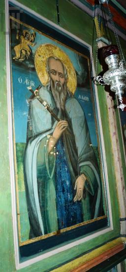 Despotic icon with Saint Anastasios the Persian