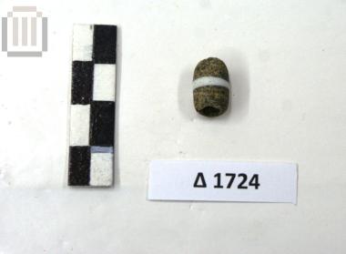Glass cylindrical bead
