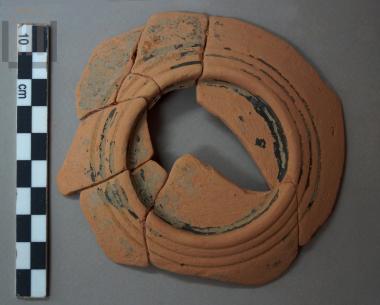 Fragment of a plate