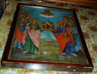 Φορητή εικόνα με τους Αγίους Αποστόλους