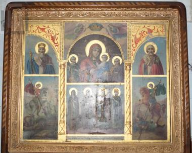 Παναγία Πορταΐτισσα των Ιβήρων και άγιοι