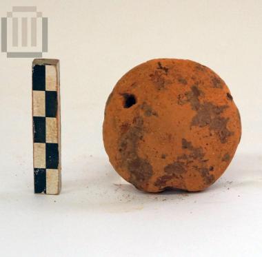 Clay squat loom weight