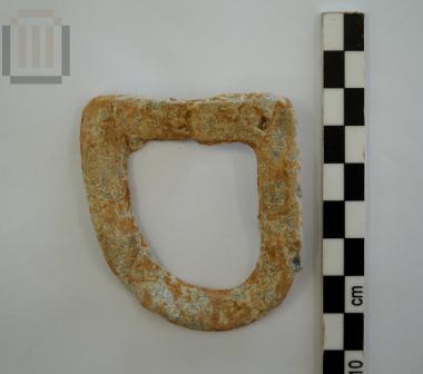 Lead petal-shaped ring