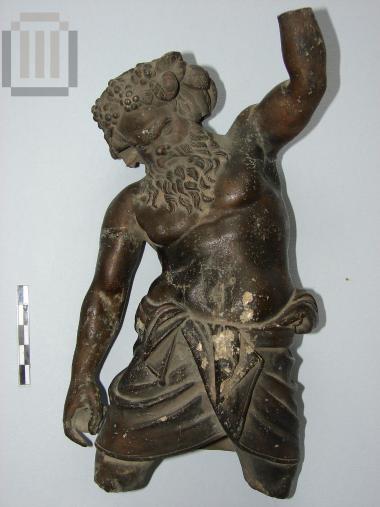 Bronze small statue of a Papposilenus