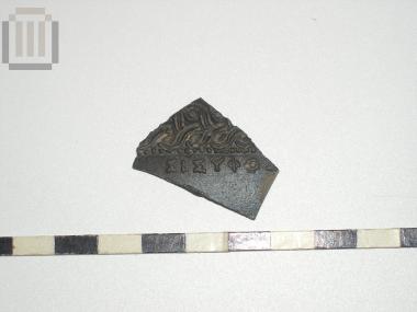 Sherd of skyphos with relief moldmade decoration