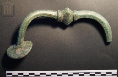 Handle of an open-shaped vase