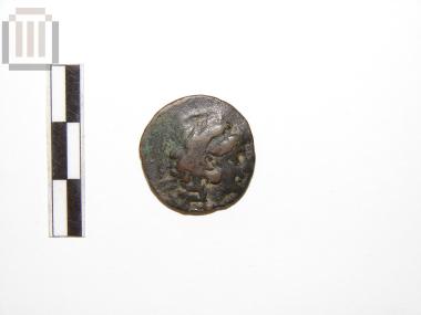 Bronze coin of Alexander II Zavinas of Seleucidae