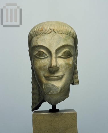 Κεφαλή από άγαλμα κούρου.