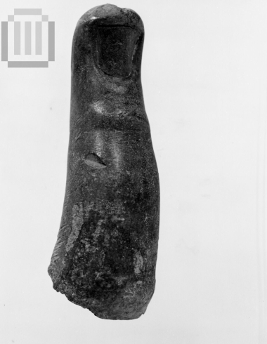 Hand finger of statue