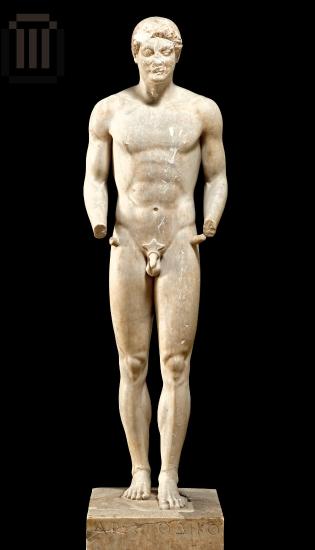 Άγαλμα επιτύμβιου κούρου, του Αριστοδίκου.