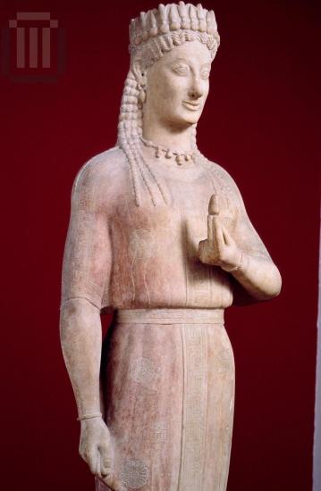 Funerary statue of kore Phrasikleia.
