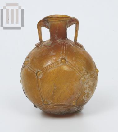 Glass  amphoriskos.