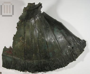Flaps of cuirasses  from male statues.