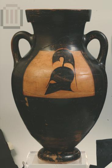 Attic black figure amphora.