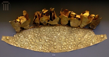 Gold diadem.
