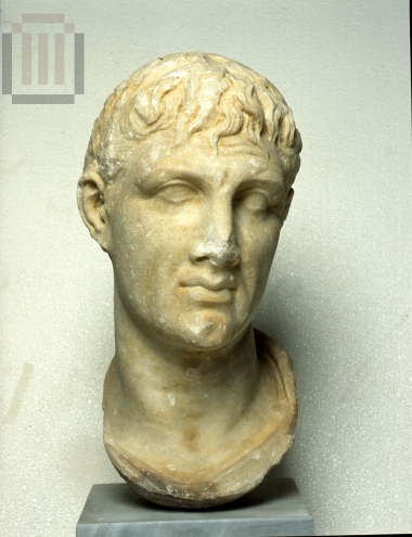 Male portrait bust