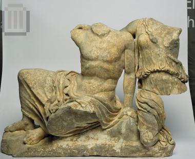 Pediment Statue group Cecrops and Herse
