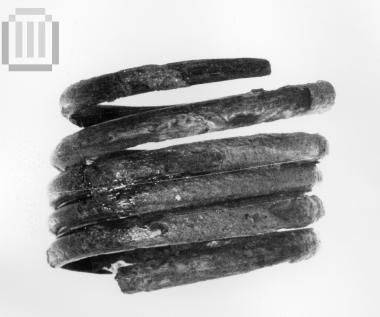 Spiral hair ring